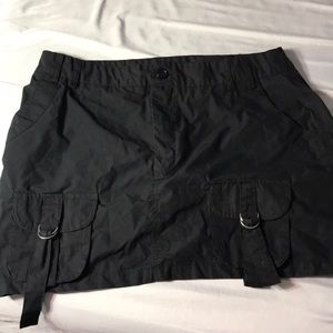 Y2K mini cargo skirt